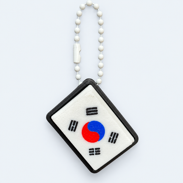 Clicky Flags – 3D Printed Fidget Keyring · South Korea