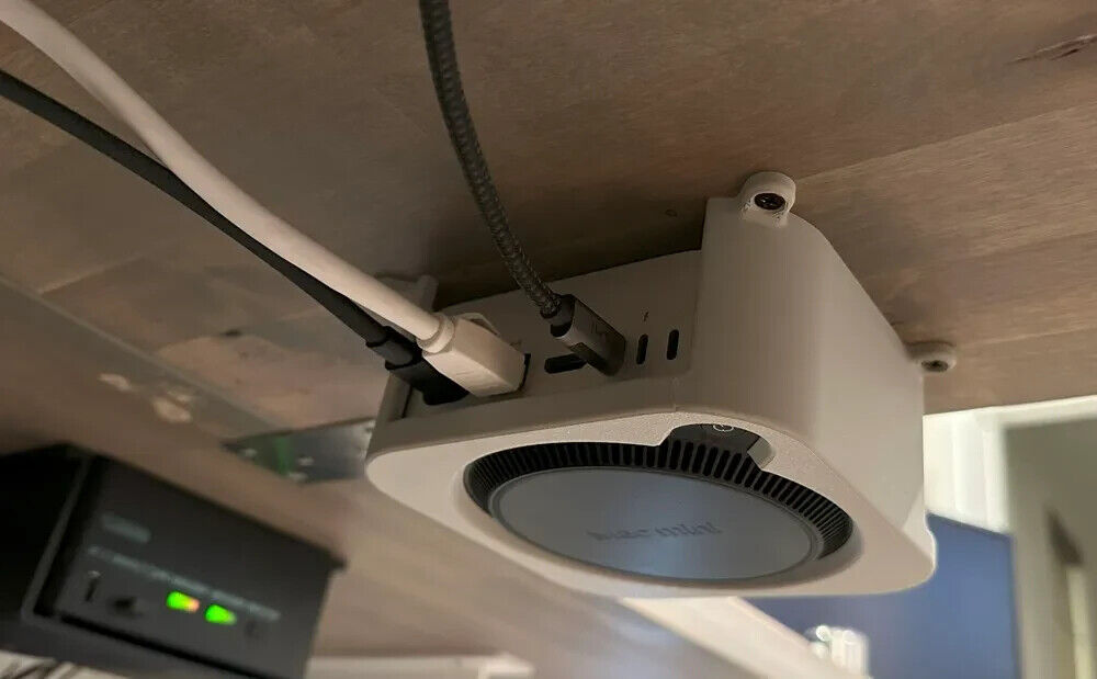 Under-Desk Mount for M4 Mac Mini (November 2024 Release) - 3D Printed
