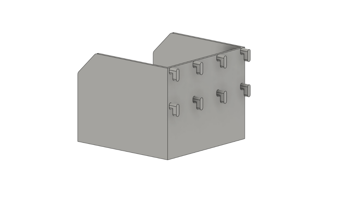 IKEA SKADIS Pegboard Accessories - Box Shelf - Large | 3D Printed | UK Disptach