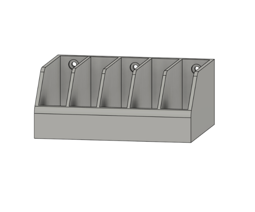 Setyl IT Assets and Devices Asset Labels Wall Mount Holder For 5 Packs
