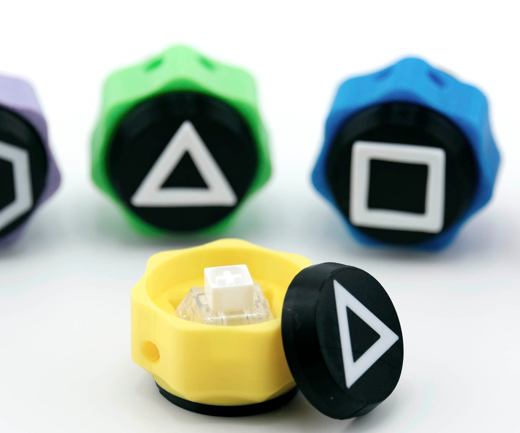 Gonggi Gong-gi Jacks Squid Game Korean Game Fidget Clickers Keychain