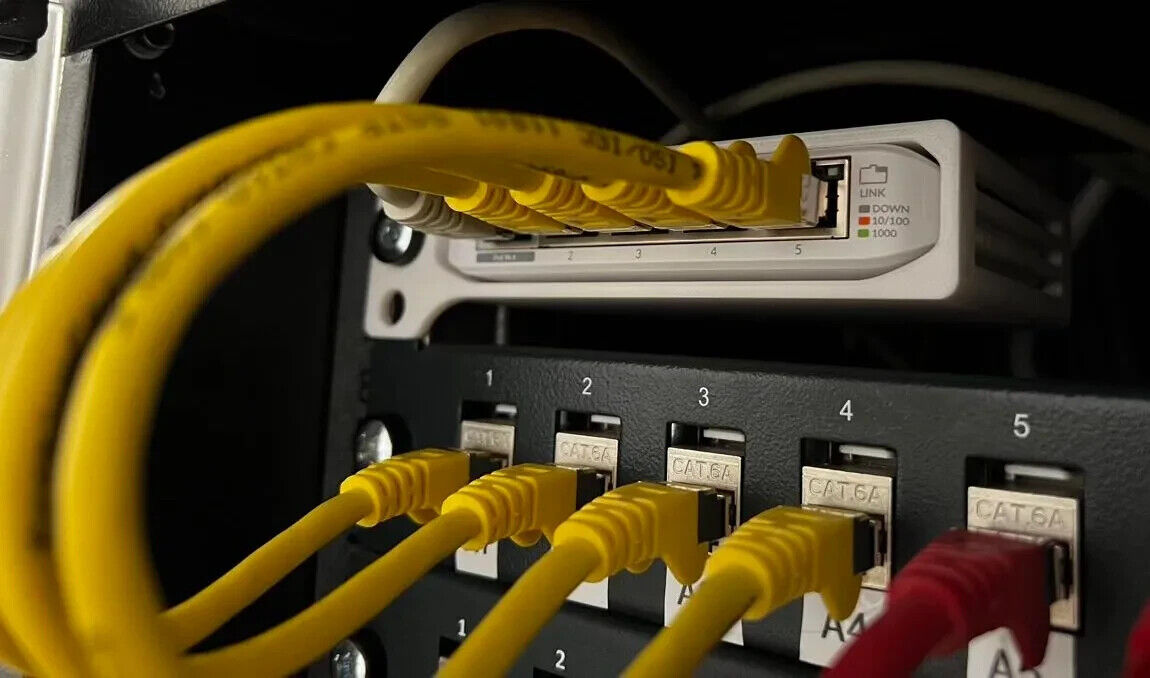 Rack Mount for Unifi USW Flex Mini Network Switch with POE