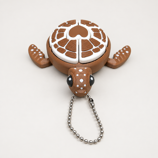 Clicky Turtles · Big — Brown & White