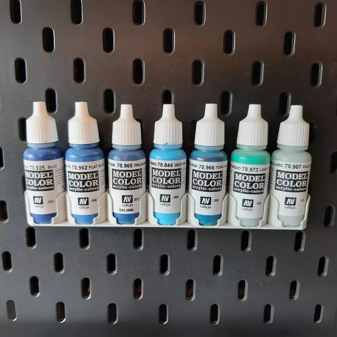 17ml and 18ml Paint Holder for IKEA SKADIS | Army Painter, Vallejo, Green Stuff