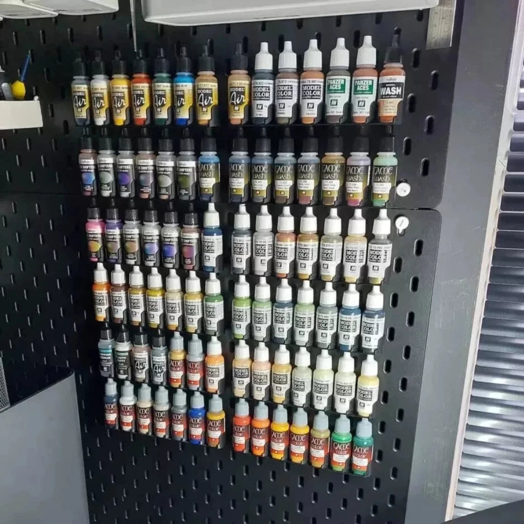 17ml and 18ml Paint Holder for IKEA SKADIS | Army Painter, Vallejo, Green Stuff