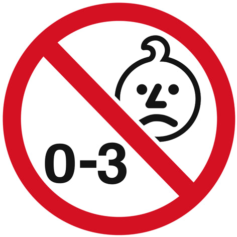 Not suitable for children under 3 years