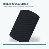 Fine Ribbed Pencil Holder – Modern Desk Organiser
