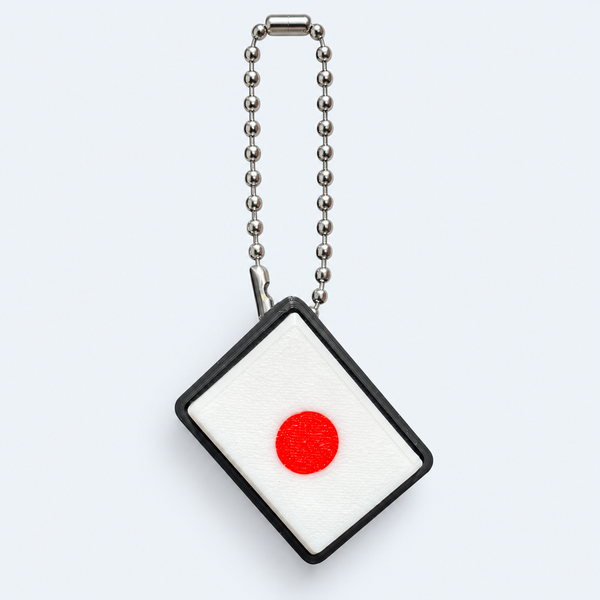 Clicky Flags – 3D Printed Fidget Keyring · Japan