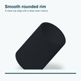 Fine Ribbed Pencil Holder – Modern Desk Organiser