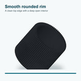 Beaded Rim Ribbed Pencil Holder – Modern Desk Organiser