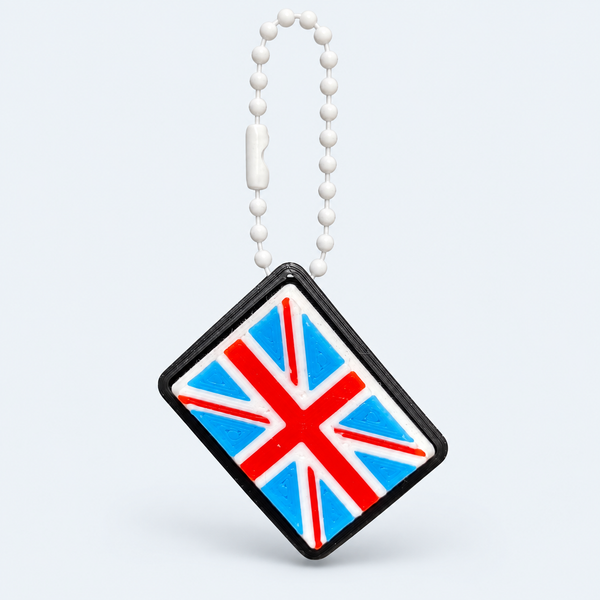 Clicky Flags – 3D Printed Fidget Keyring · United Kingdom