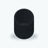 Fine Ribbed Pencil Holder – Modern Desk Organiser