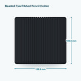 Beaded Rim Ribbed Pencil Holder – Modern Desk Organiser