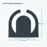 UniFi U6 Mesh Wall Mount with Command Strips