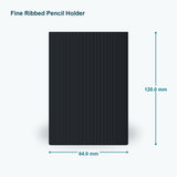 Fine Ribbed Pencil Holder – Modern Desk Organiser