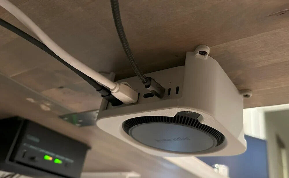 Under-Desk Mount for M4 Mac Mini (November 2024 Release) -  3D Printed