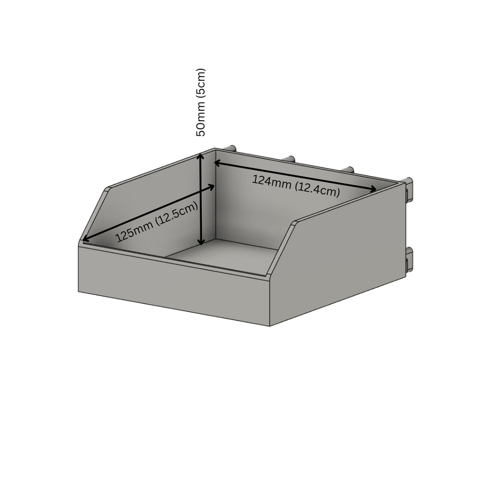 IKEA SKADIS Pegboard Accessories - Box Shelf - Small | 3D Printed | UK Disptach