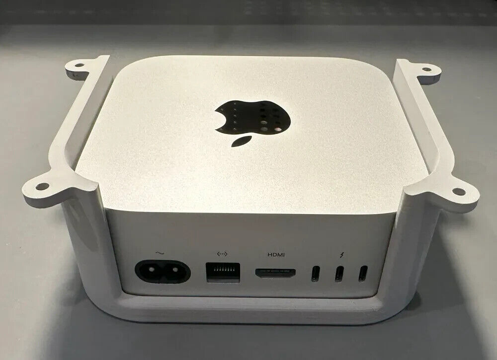 Under-Desk Mount for M4 Mac Mini (November 2024 Release) -  3D Printed