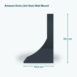 Amazon Echo (3rd Gen) Wall Mount – 3D Printed