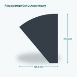 Ring Video Doorbell Gen 2 40° Angle Mount