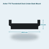 Anker 778 Thunderbolt Dock – Under-Desk Mount