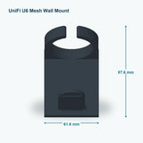UniFi U6 Mesh Wall Mount with Command Strips