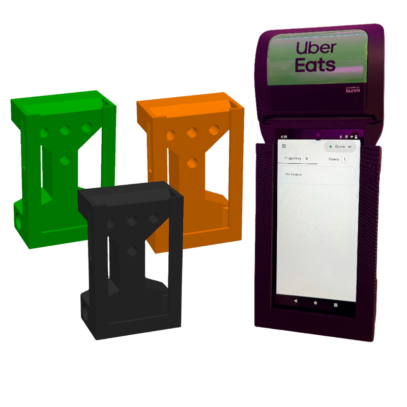 Just Eat and Uber Eats POS tablet wall mount