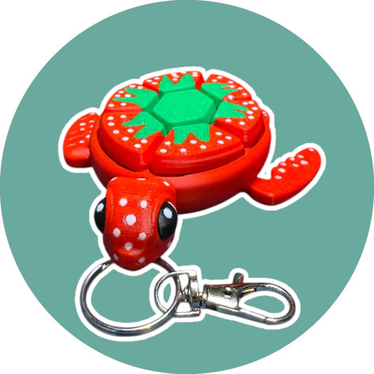 Turtle Fidget Clicker - Strawberry