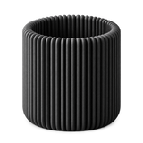 Beaded Rim Ribbed Pencil Holder – Modern Desk Organiser