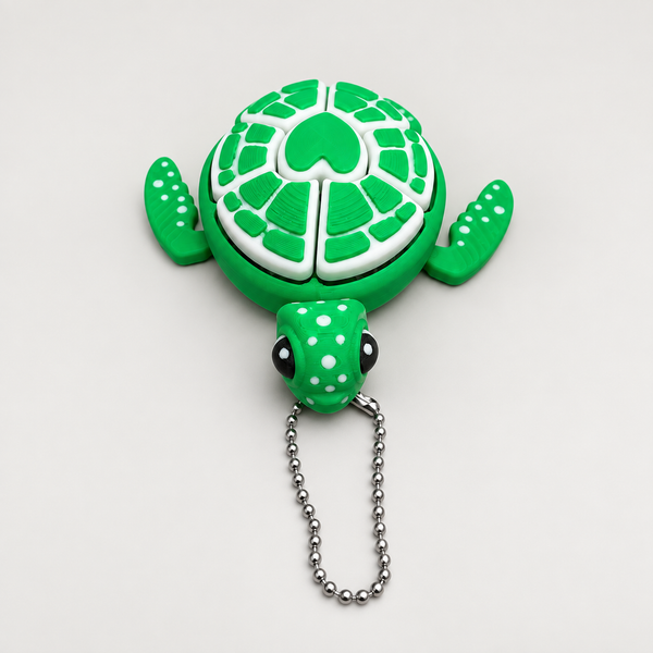 Clicky Turtles · Big — Green & White