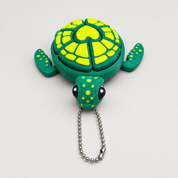 Clicky Turtles · Big — Green & Yellow